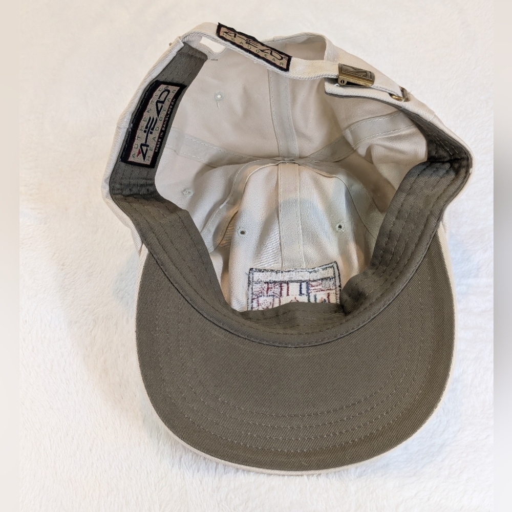 VTG Beige Strapback World Woods Golf Club Hat NWT - Picture 6 of 7